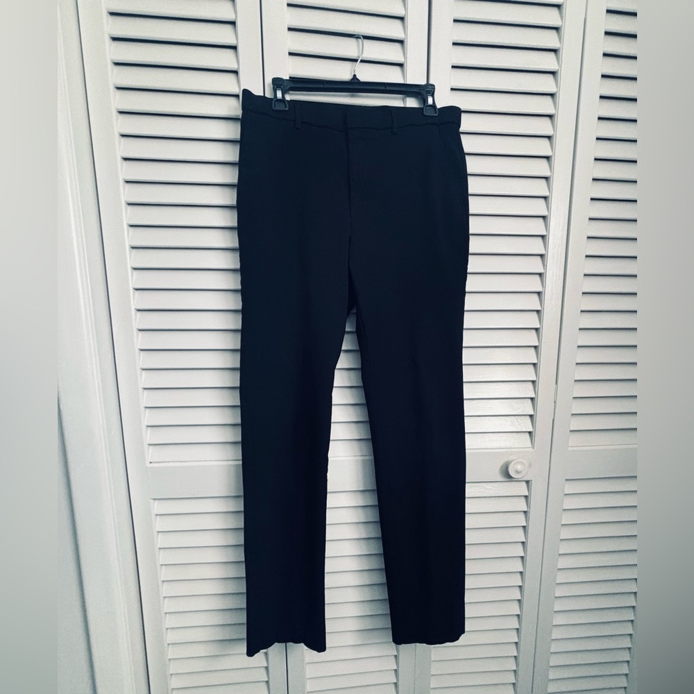 Tommy Hilfiger Men’s Black Straight-Leg Dress Pants